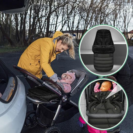 Chancelière Bébé ZéphirDouce™ - noir jeune cosy moelleux Chouchous les Bébés