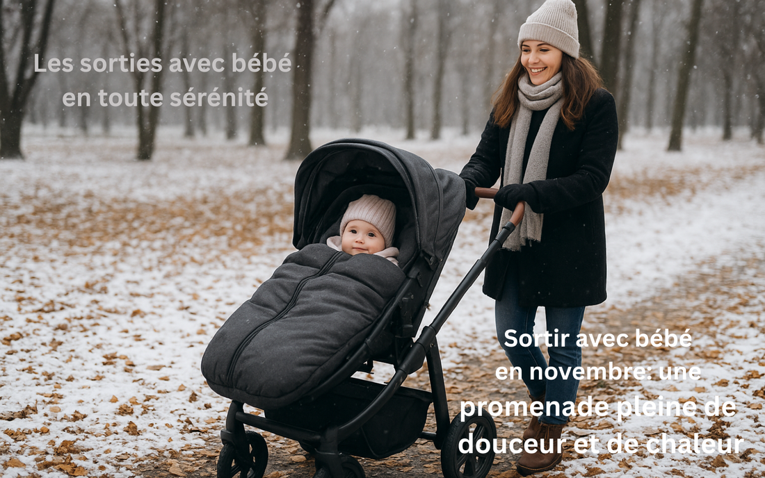 Sortir avec bébé en novembre: une promenade pleine de douceur et de chaleur