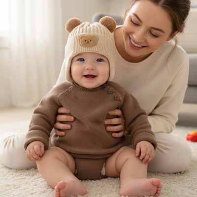 Bonnet bébé Bravento Protection thermique optimale chaud idéal pour l'hiver.