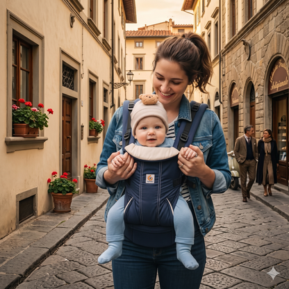 Bonnet bebe chaud Nounou™ — maman voyage sereine, bébé douillet dans le porte-bébé