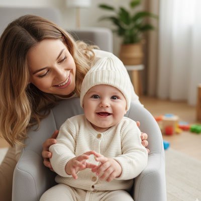 Bonnet bébé Silvaris confort actif  respirant qui évite la transpiration