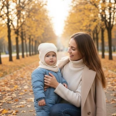 Cagoule bébé Bellorin une protection légère, respirante et confortable pour protéger les oreilles du vent.