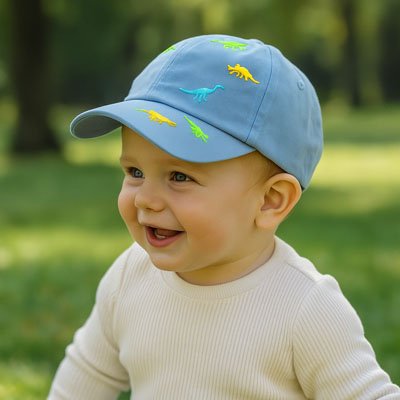Casquette bébé Chalvère avec tissu technique protecteur Anti-UV pour les sorties au soleil