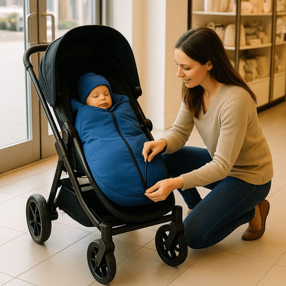 Chancelière Omalie un design physiologique pour respecter la position naturelle de bébé.
