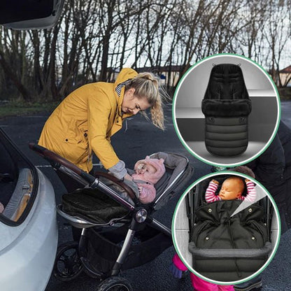 Chancelière Bébé ZéphirDouce™ - noir jeune cosy moelleux Chouchous les Bébés