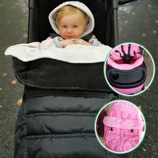 Chancelière Bébé ZéphirDouce™ - rose curieux adaptable amour Chouchous les Bébés