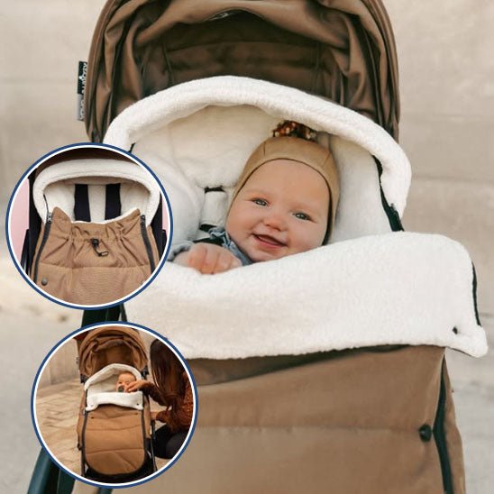 Chancelière Pousettes LutinConfort™ - beige chaleur bonheur sourireC Chouchous les Bébés