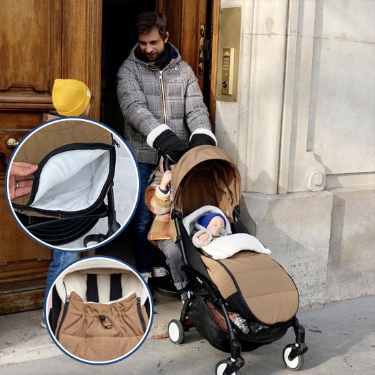 Chancelière Pousettes LutinConfort™ - beige enveloppante moelleux zenC Chouchous les Bébés