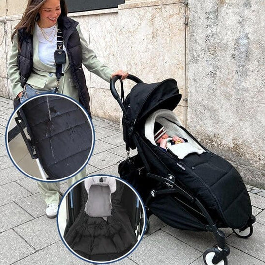 Chancelière Poussettes LutinConfort Intérieur en doublure polaire douce pour une chancelière chaude et confortable