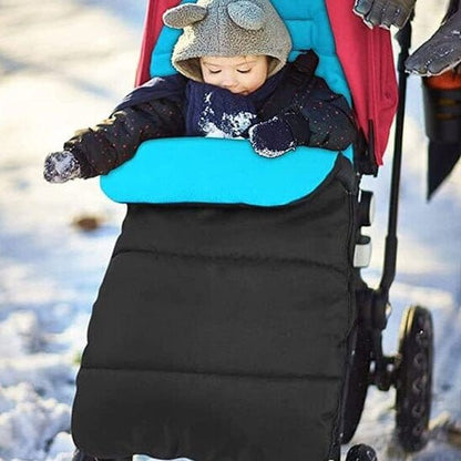 Chancelière Poussette Universelle CâlinNid l'abri bleu et douillet pour des sorties magiques sous la neige