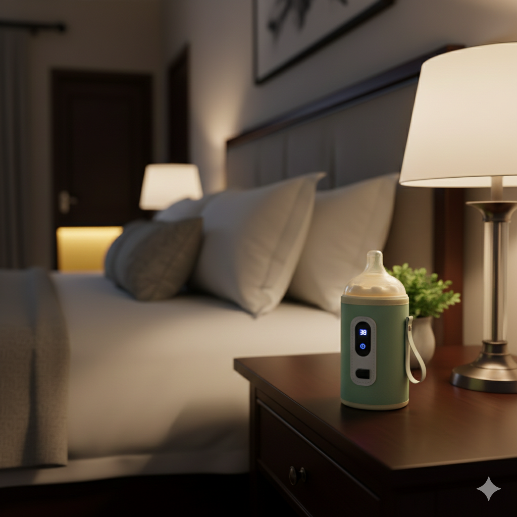 Chauffe Biberon Thermaloop prêt à l'emploi pour simplifier les boires de nuit