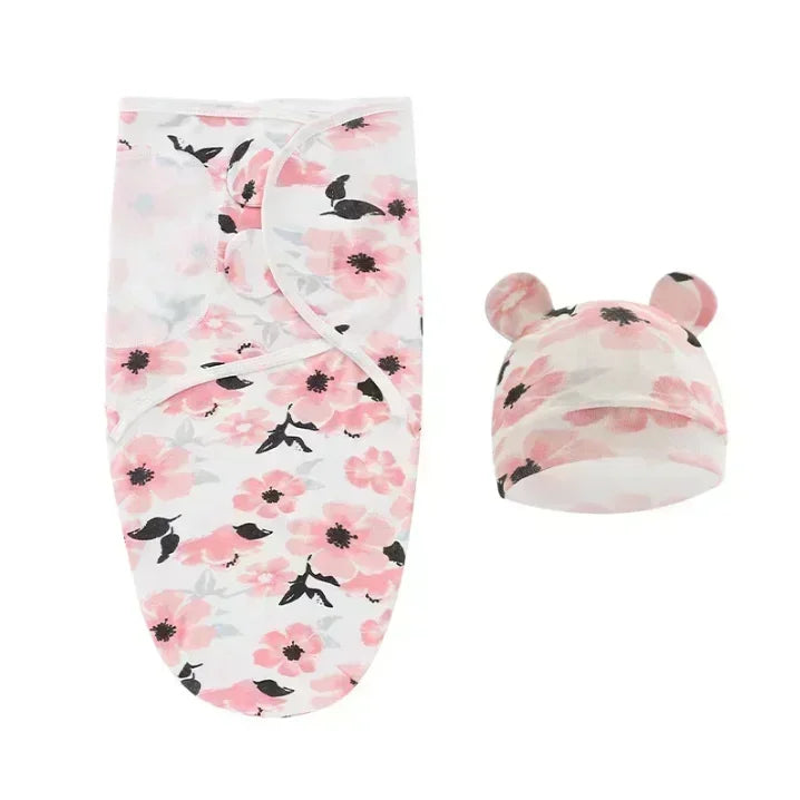 Couverture Emmaillage™ - Bambaya fleurs et pratique joyeux durable