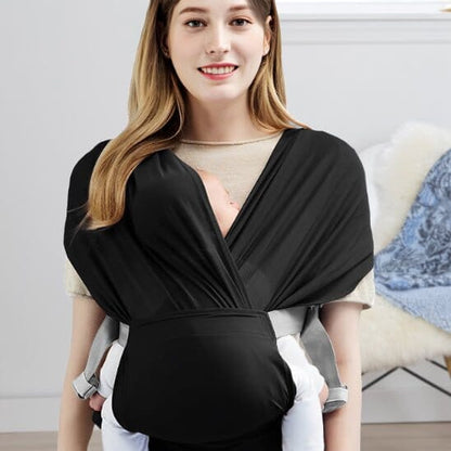 Écharpe de Portage LibertéActive un design ergonomique pour protéger le dos de bébé et du parent