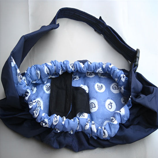 Écharpe de Portage - Nébélia™ -Bleu marin poisson a interieur