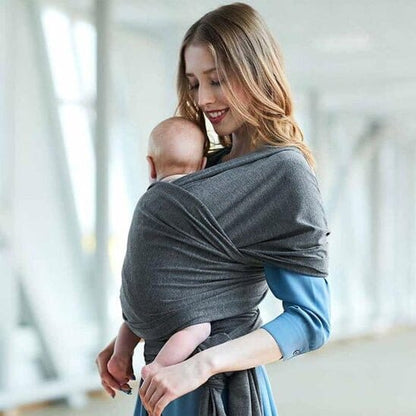 Écharpe de portage SéréniDoux évolutive : conçue pour accompagner la croissance de bébé pendant des mois