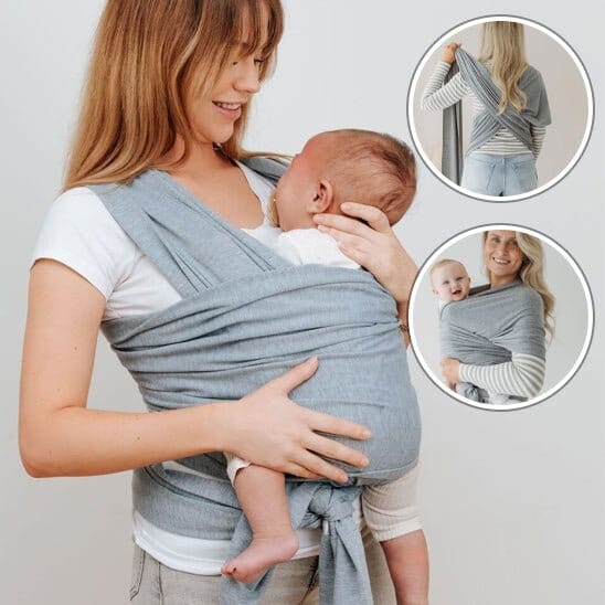 Écharpe de portage SéréniDoux nomade et légère : l'accessoire indispensable pour vos vacances avec bébé