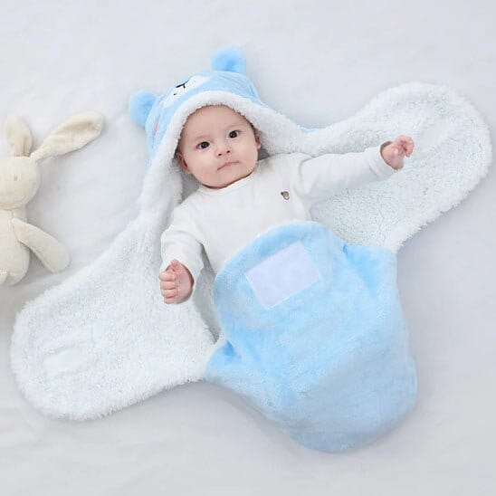 Nid D'Ange Bébé NidDoux protecteur bleu - la sensation du ventre de maman