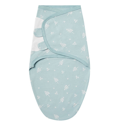 Nid d'ange Cocon Douillet Turquoise un design intemporel aux feuilles pour bébé.