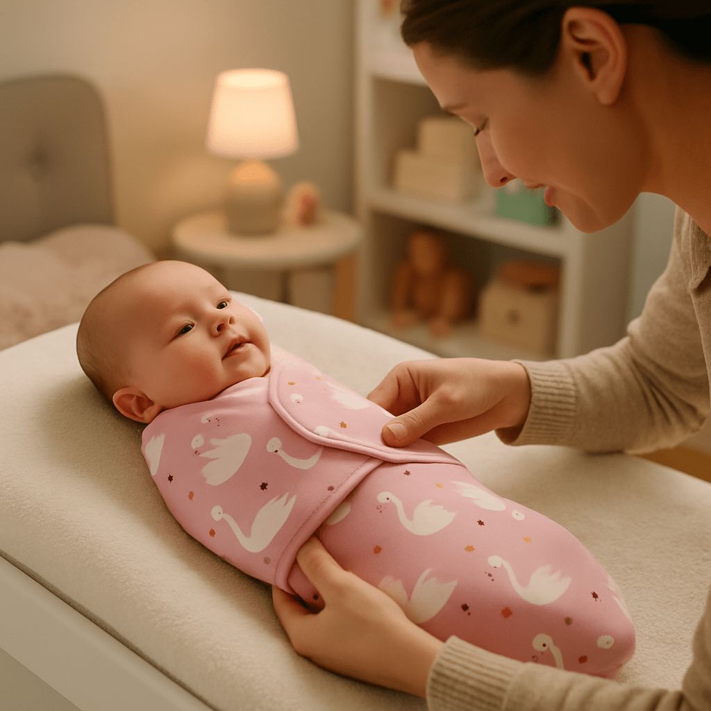 Nid d'ange Cocon Douillet la chaleur thermique enveloppante dans les mains de maman