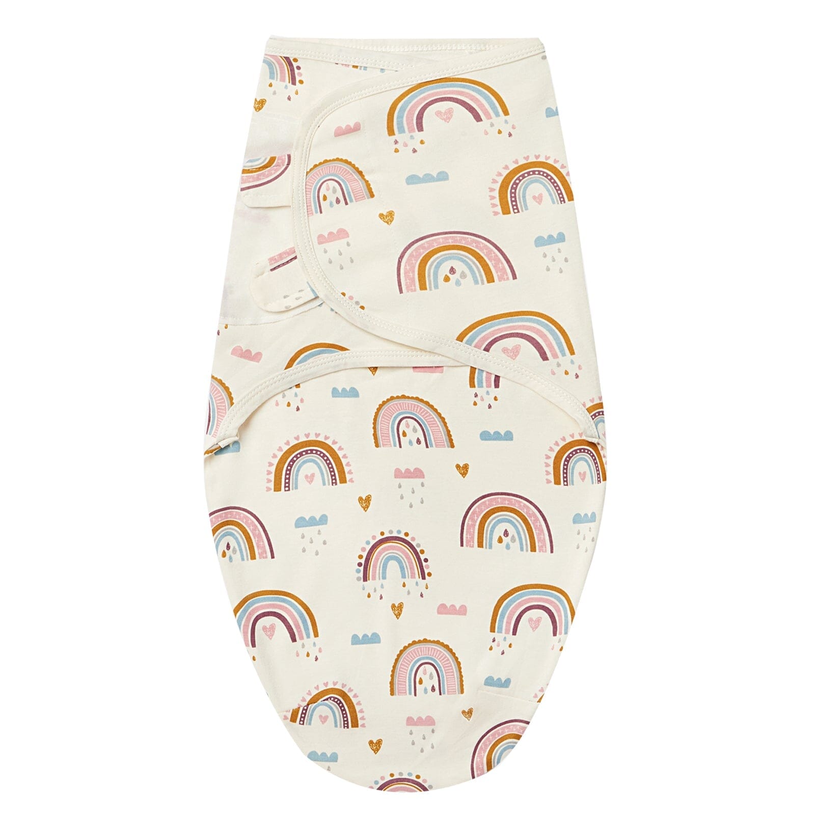 Nid d'ange Cocon Douillet Arc-en-ciel la chaleur thermique et polyvalente pour bébé.