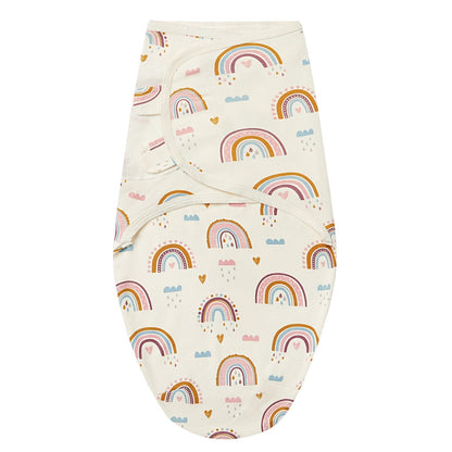 Nid d'ange Cocon Douillet Arc-en-ciel la chaleur thermique et polyvalente pour bébé.