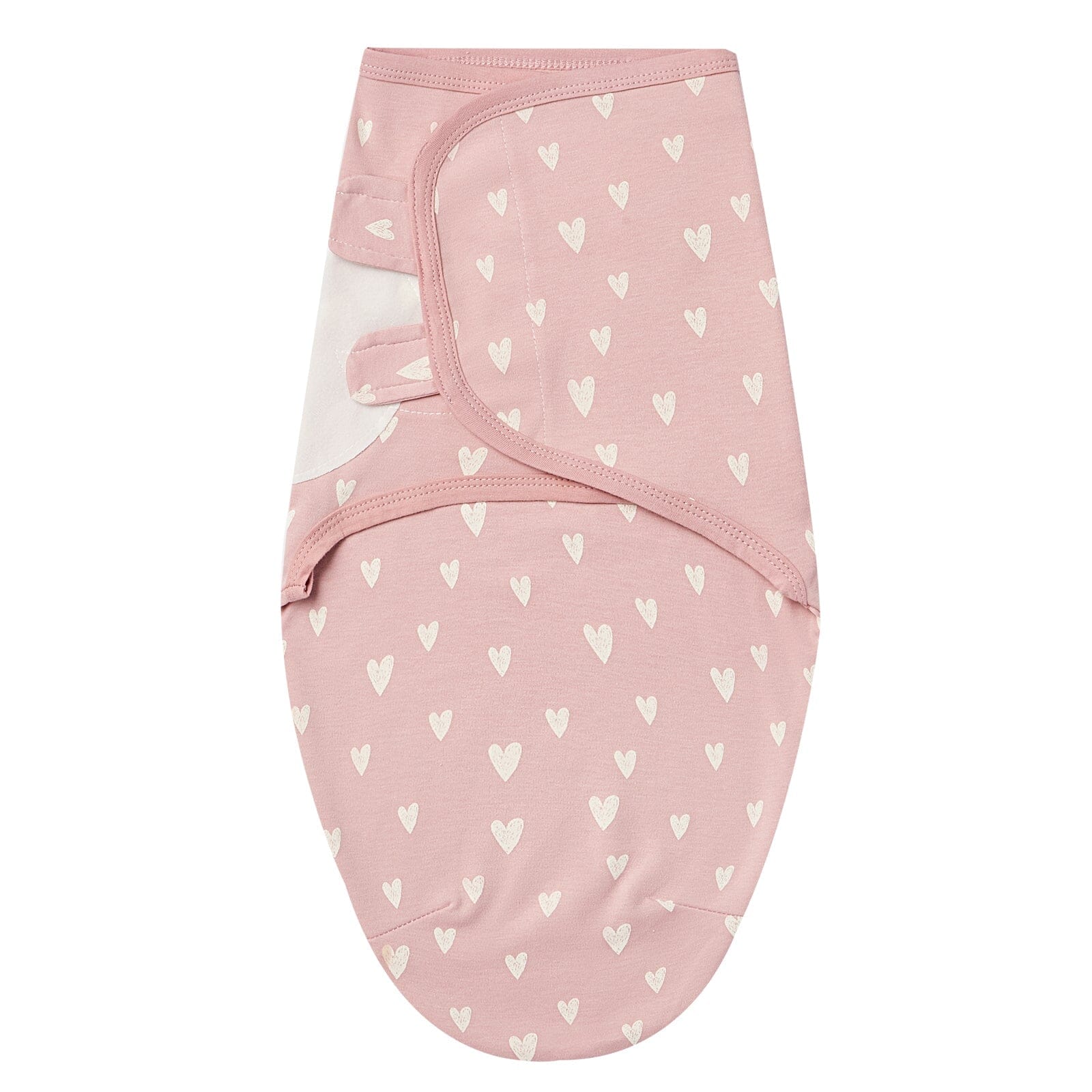 Nid d'ange Cocon Douillet Rose Cœurs un confort vaporeux et thermique pour bébé.