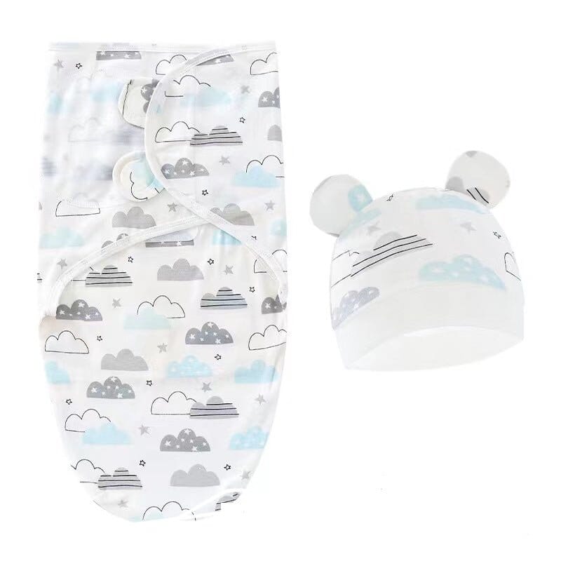 Nid d'ange | Coconova™ Cocon Hivernal protecteur dans les nuages avec bonnet