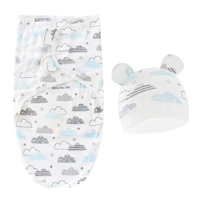 Nid d'ange | Coconova™ Cocon Hivernal protecteur dans les nuages avec bonnet