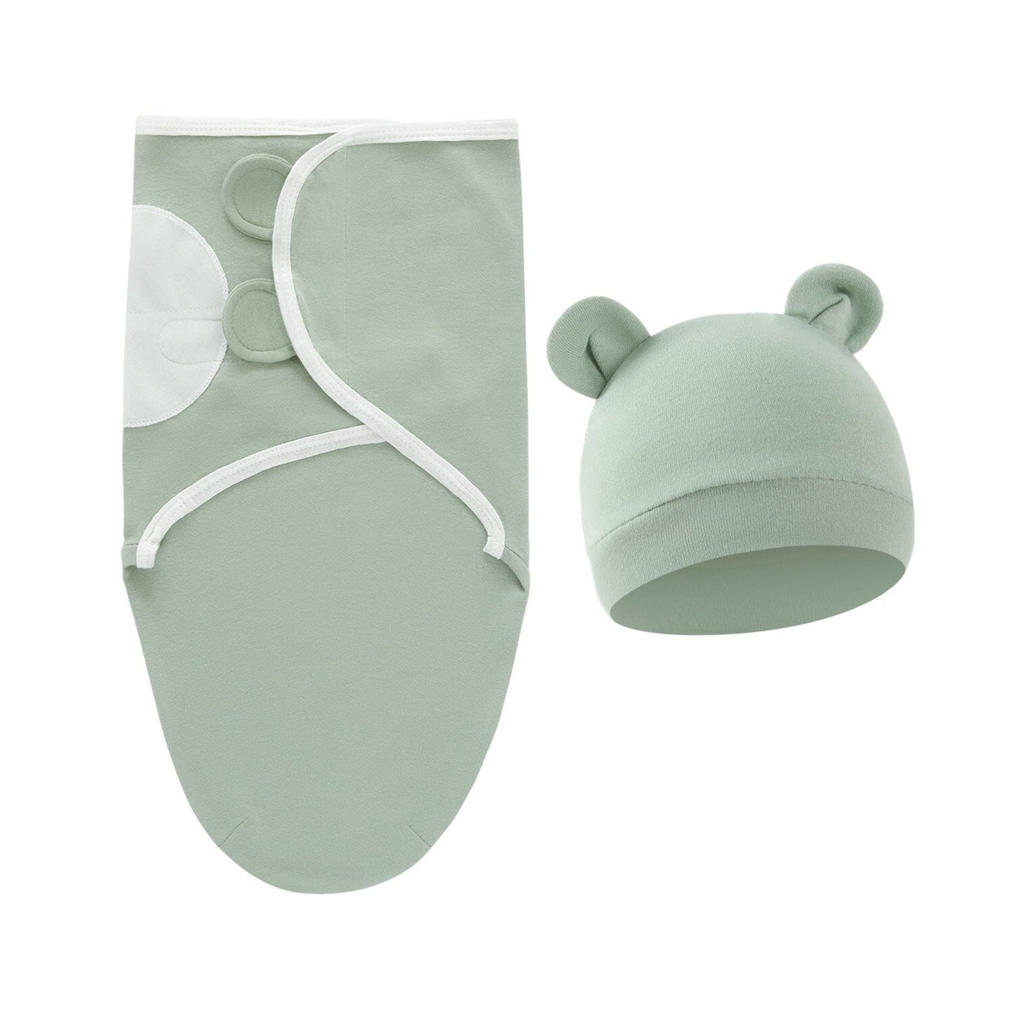 Nid d'Ange Zonath™ Vert : un confort moelleux et un bonnet protecteur pour les sorties