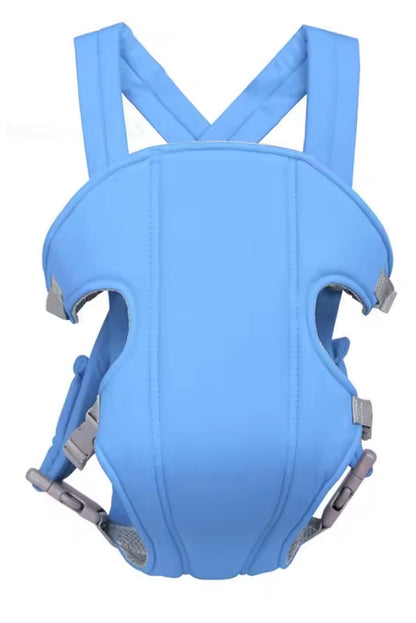 Porte bébé - Calynid - Ergonomique bleu pale bien confortable et voie tout