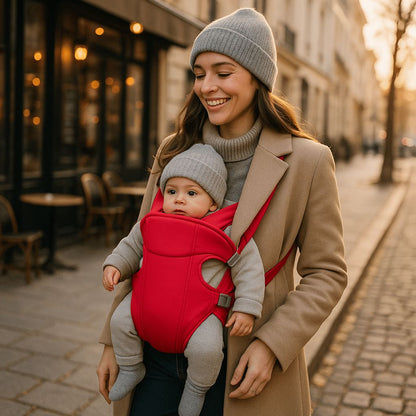 Porte-bébé Calynid™ physiologique : confort absolu pour le parent et son enfant