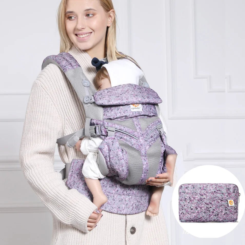 Porte Bébé Cozysúr™ Mauve Lavande Tout près du cœur de maman Chouchous les Bébés