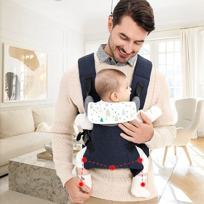 Porte Bébé Ergonomique Élen Doux Sangles ajustables pour un portage sur mesure adapté à toutes les morphologies