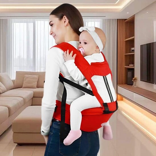 Porte Bébé SécuDoux ergonomique portage dorsal confortable pour maman et bébé
