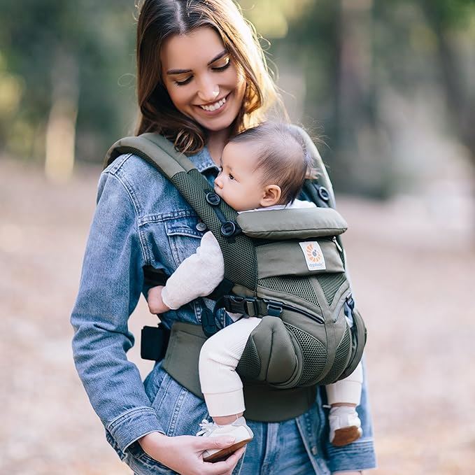 Porte Bébé Snugéo™  Vert Olive L’amour au premier regard, chaque jour Chouchous les Bébés