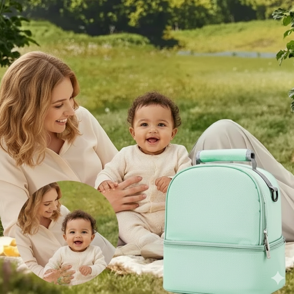 Porte Biberon Isotherme Kivana sac  élégant pour toute vos sorties