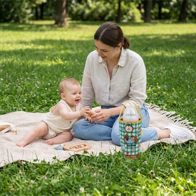 Porte biberon Luvio main libre