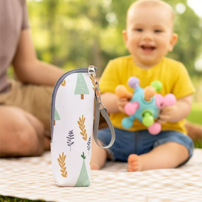 Porte biberon nomade CoconLait™ l'accessoire rapide pour nourrir bébé en plein air.