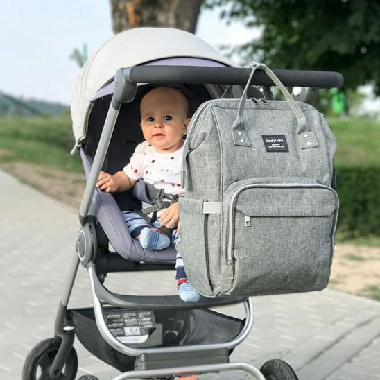 Sac à dos à langer Auvancy le design pensé pour faciliter vos balades en poussette