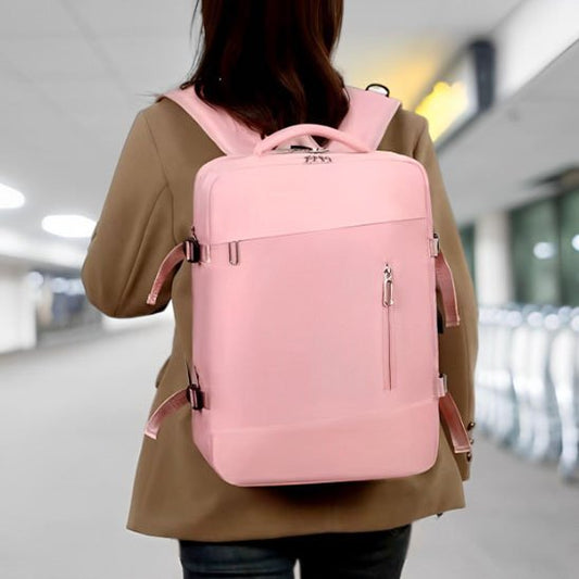 Sac à dos voyage Exalys innovant : polyvalent, port USB intégré et multiples pochettes de rangement