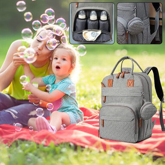 Sac à dos à langer MamanZen, un design ingénieux et pratique pour des parents actifs en balade