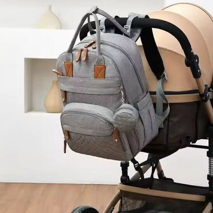 Sac à langer MamanZen nomade avec attaches universelles pour fixation facile sur la poussette