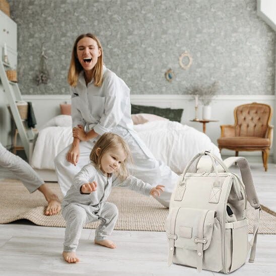 Grand sac à langer ZenChic spacieux et organisé pour transporter tous vos essentiels