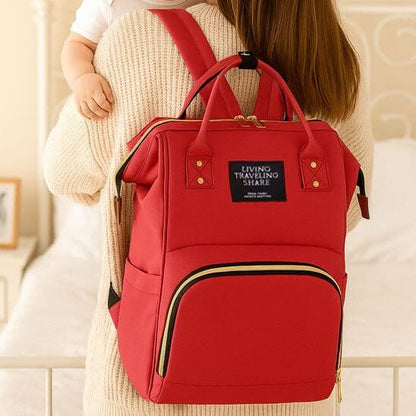 Sac à Langer Câlinéo rouge intemporel une mode  pour vous et le bébé