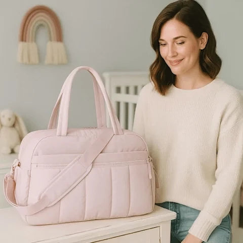 Sac à Langer et Voyage LumoBag le sac nomade qui se fixe en un clin d'œil à vos sorties