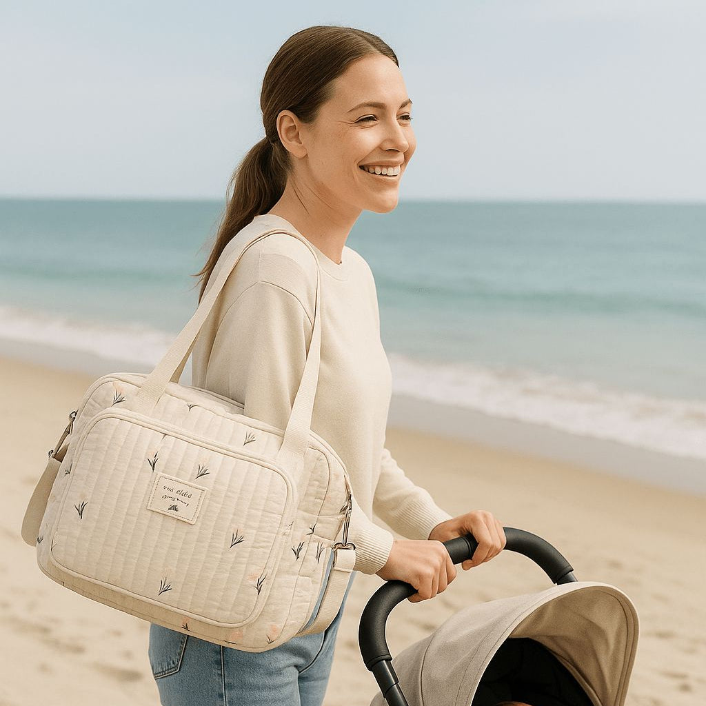 Sac à Langer Léonelle™ : élégance et légèreté pour un portage à l'épaule sans effort et pratique
