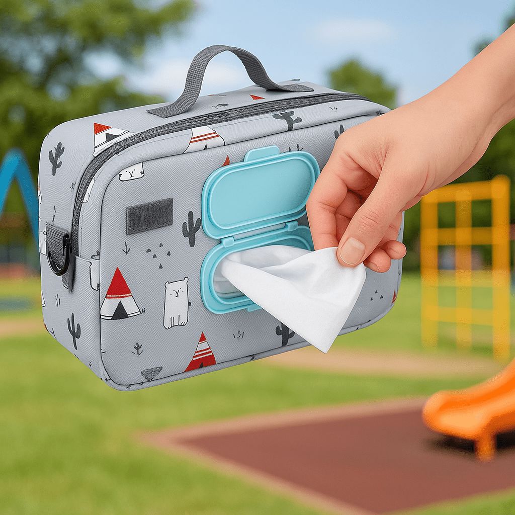 Sac de Voyage |CactusBag Pochette de lingettes assortie