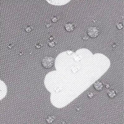 Sac de Voyage LuniBag ergonomique et résistant à l'eau. Gros plan sur la qualité du tissu imperméable et durable