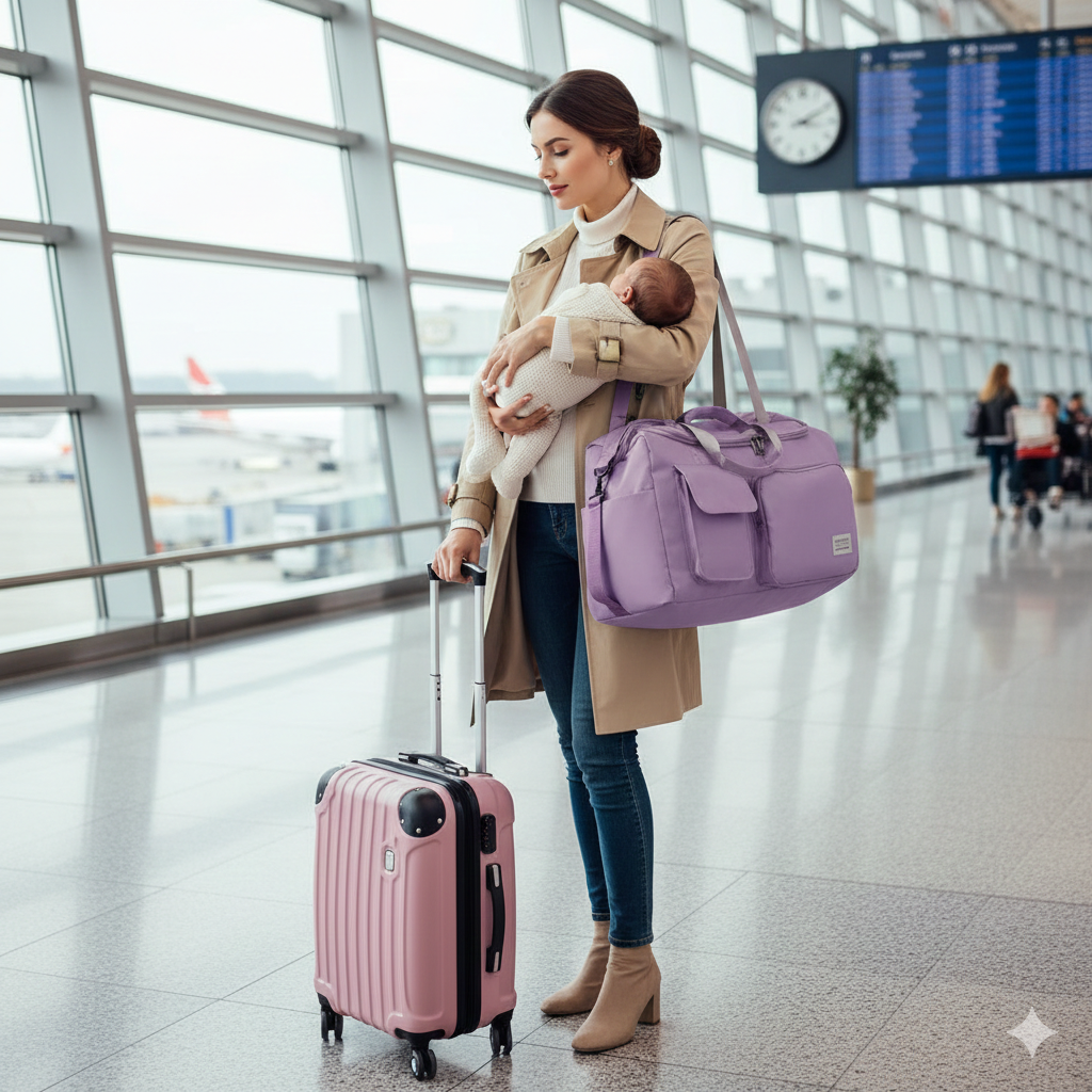 Sac Voyage Pratikau idéal pour les femmes d'affaires et les sorties avec bébé