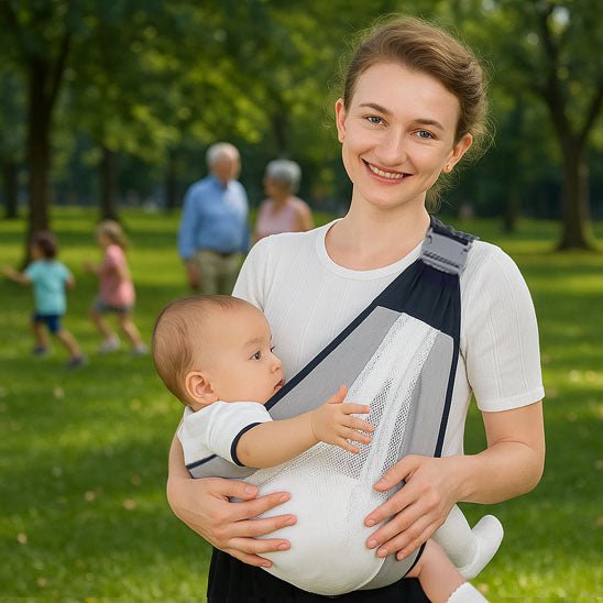 Sling Écharpe de Portage: Liberté Nomade™ - Chouchous les Bébés